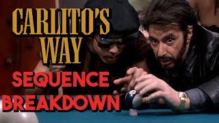 Carlitos Way  Breaking Down The Pool Hall Sequence [upl. by Lilah]