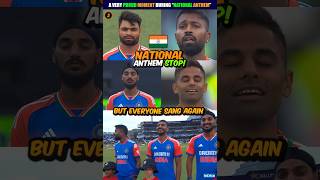 Proud Moment in IND vs SA 1st T20i During Indian National Anthem 😍 shorts indvssa nationalanthem [upl. by Aeet]