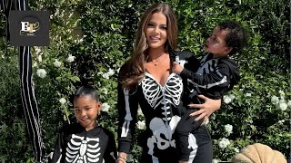 Khloé Kardashian Hosts Cousins Pumpkin Party’ for KardashianJenner Kids ‘The Cutest Halloween’ [upl. by Peoples774]