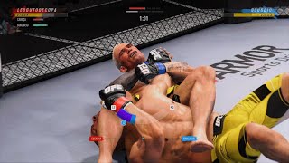 EA SPORTS UFC 4 Online  Lindo armlock [upl. by Attecnoc355]