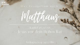 Bibelauslegung  19012024 1900 Uhr [upl. by Church]