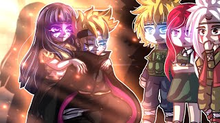 Naruto Parents  Kakashi Iruka Jiraiya React To Boruto amp Himawari Future  Gacha React [upl. by Drofdeb]