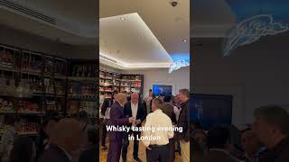 An evening of whiskey tasting with Glenrothes whiskey london [upl. by Zolnay]