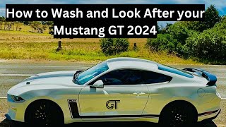 How to Wash and Look After you Mustang GT in 2024 [upl. by Atnoek]