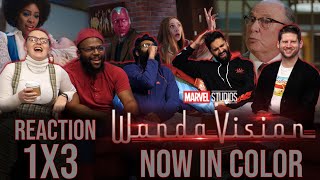 WandaVision  1x3 Now in Color  Group Reaction [upl. by Lekym73]