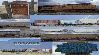 Freight Train Graffiti Bench Carrizozo New Mexico [upl. by Rhiamon]