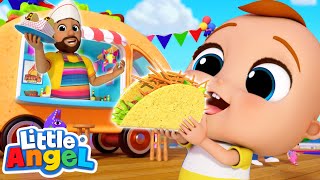 Wheels on the Taco Truck  Baby Johns Food Song  Kids Cartoons and Nursery Rhymes [upl. by Riatsala]