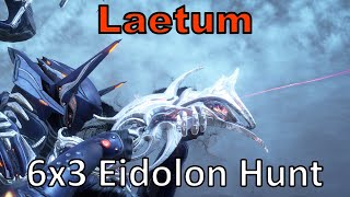 Laetum 6x3 Incarnon Secondary Warframe 18 Eidolons in 1 Night Cycle Unairu Wisp DPS Volt POV [upl. by Condon]