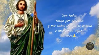 ✝️ ¡ESTA ORACIÓN A SAN JUDAS TADEO ME FUNCIONÓ ORACIÓN PARA CASOS IMPOSIBLES Y DESESPERADOS ✨🍀🙏 [upl. by Anelat730]