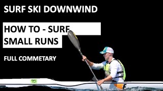 Surf Ski Downwind with full commentary  light winds Lyttelton Harbour [upl. by Sitrik]