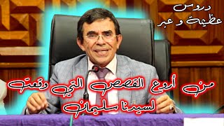 شاهد أروع القصص التي وقعت لسيدنا سليمان، لتكون لك فيها العبرة عبدالواحدوجيه [upl. by Bernt571]