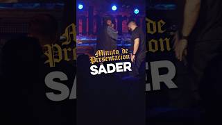 sader en su presentación de la FREESTYLE SESSIONS ✅🔪 rap hiphop freestyle flow rapper [upl. by Enotna]