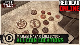 All Coin Run and Locations Cycle 2 Madam Nazar Collection Red Dead Online RDO [upl. by Kerri573]