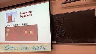 102324 Chemistry 221 Video Lecture [upl. by Airad]