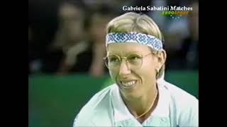 Gabriela Sabatini vs Martina Navratilova Filderstadt 1992 [upl. by Muraida]