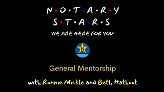 Notary Stars General Mentorship Replay 62623  NotaryPublic LoanSigningAgent Mentorship [upl. by Etep]