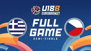 SemiFinals  Greece v Czechia  Full Basketball Game  FIBA U18 Womens EuroBasket 2024 Division B [upl. by Weisbrodt]