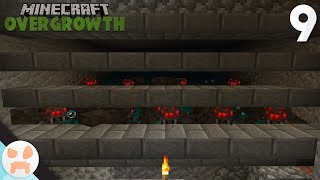 SPIDER FARM  Minecraft Overgrowth Episode 9  Bedrock 18 Lets Play [upl. by Vod]