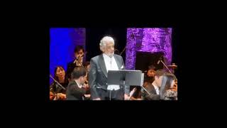 Plácido Domingo quotMoon Riverquot with José Carreras  Tokyo 2023 [upl. by Evante747]