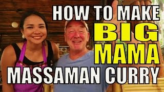 How to cook Thailand Chicken Massaman Curry at BIG MAMA [upl. by Server]