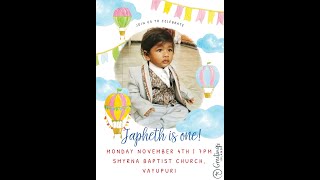 Japheths 1st Birthday Celebration [upl. by Enyawal]