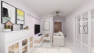 Hdb BTO 2room 47sqm  the process and progress of interior design [upl. by Akeihsat341]