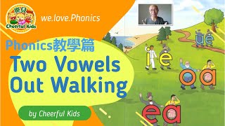 Letterland Phonics【教學系列】Two Vowels Out Walking [upl. by Mirilla]