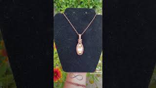 The iridescence matches your eyes art wirewrap artist copper jewelry [upl. by Scrivenor]