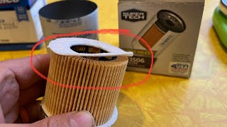 Scary Super Tech Oil Filter Quality Plus ST3506 AC Delco PF46E Mobil 1 M1107A Cut Open [upl. by Annoyed]