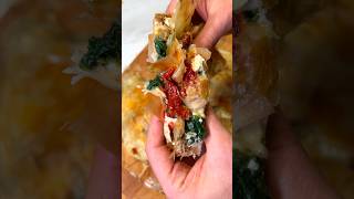 Easy Filo Recipe  Cheesy Spinach Filo Pie in a Skillet [upl. by Tneciv937]