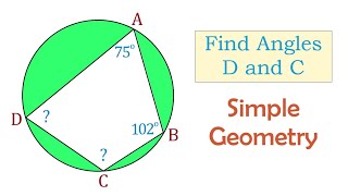 What are the measures of angles C and D Full Explanation [upl. by Ydnas988]