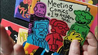 Zine Cuisine ZINE REVIEW 1  Meeting Comics by Andrew Neal [upl. by Aicenet]