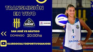 San José vs SonDeR  Liga Nacional de Voley [upl. by Kcirded]