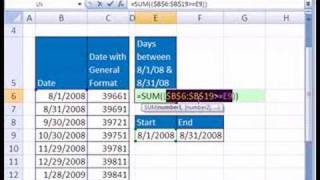 YTLE102 Count Dates given 2 Criteria  Excel [upl. by Luane560]