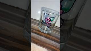 Glass Painting🎨🖌️trendingvideoshortsnewartdrawingartistdiypaintingdiwalidecorationlatest [upl. by Nixie]