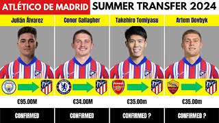 Álvarez to Atlético Madrid I Gallagher I Confirmed and Rumour Summer Atlético Madrid 2024 [upl. by Alyekahs]