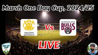 Marsh One Day Cup  Western Australia vs Queensland [upl. by Chor]