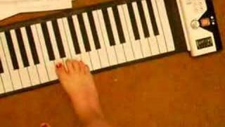 Playing piano with feet [upl. by Boleyn765]