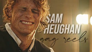 Sam Heughan messing up his lines  Outlander [upl. by Sande]