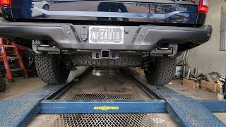 2023 Ford Raptor R  rear resonators and resonated tips removed [upl. by Damarra]