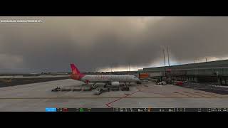 MSFS2020 mit dem Fenix A320 von EDDH nach EVRA [upl. by Anawed208]