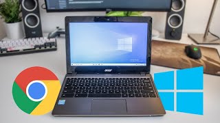 Install Windows Or Any OS on a Chromebook 2022 [upl. by Tnert]