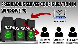 How to install and configure free radius server in windows pc  UPDATED 2023  RADIUSDESK WIFI AUTH [upl. by Reppart]