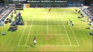 VIRTUA TENNIS 2009 PS3 VENUS WILLIAMS vs ANA IVANOVIC [upl. by Roderica978]