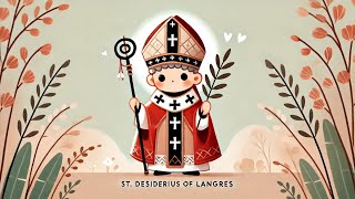 Story of St Desiderius of Langres [upl. by Rossner344]