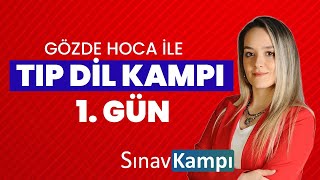 İNGİLİZCE TIPDİL KAMPI 1GÜN I GÖZDE HOCA [upl. by Oinolopa956]