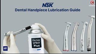 NSK Handpiece Lubrication  Dental Handpiece maintenance  NSK handpiece cleaning Guide [upl. by Nohj]