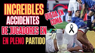 💥¡INCREIBLE ACCIDENTES DE JUGADORES EN PLENO PARTIDO  QUEDO EN COMA 💔 [upl. by Tama127]