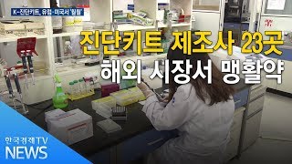 진단키트 제조사 23곳 해외 시장서 맹활약  한국경제TV [upl. by Noral]