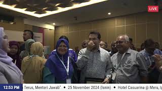 SESI MADANI MENDENGAR PERAK  Dialog bersama YB Menteri Ekonomi [upl. by Dodie]